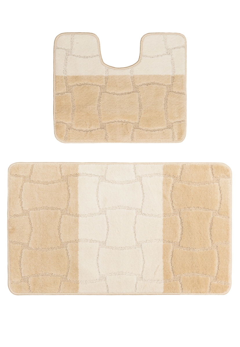 COVORAȘE - Set 2 Covorase Baie, Antiderapante, Sariyer Beige