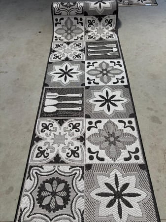 Traverse Hol - Traversa Antiderapanta Flex, 19691, Gri, Latime 100 cm, Diverse Lungimi