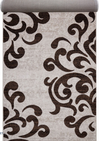 Traverse Dormitor - Traversa Covor, Cappuccino 16028, Bej / Maro, Latime 80 cm, Diverse Lungimi, 1700 gr/mp