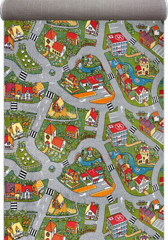 Traverse Copii si Tineret - Traversa Covor, Kolibri 11045, Multicolor, Latime 100 cm, Diverse Lungimi, 2200 gr/mp