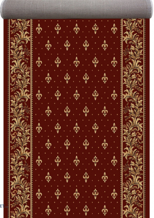 Traverse Bisericesti - Traversa Covor, Lotos 15033, Rosu, Model Bisericesc, Latime 150 cm, Diverse Lungimi