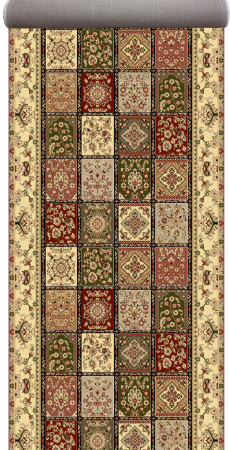 Traverse Dormitor - Traversa Covor, Lotos 1518, Bej, Latime 150 cm, Diverse Lungimi, 1800 gr/mp