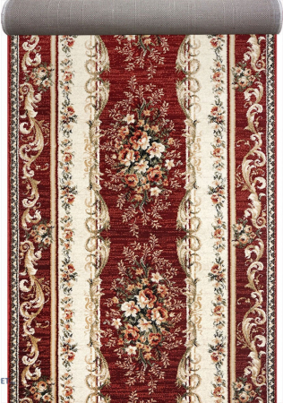 Traverse Dormitor - Traversa Covor, Lotos 535, Grena, Latime 70 cm, Diverse Lungimi