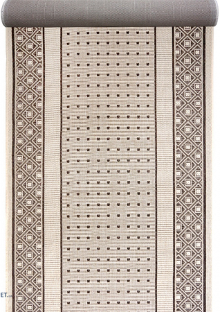 Traverse Moderne si Geometrice - Traversa Covor, Natura 903, Bej/ Maro, Latime 60 cm, Diverse Lungimi