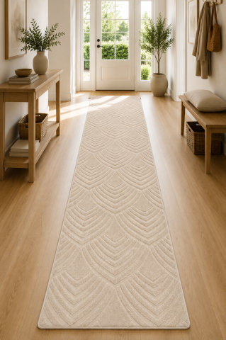 Traverse Hol - Traversa Covor, Oksi 38009, Bej, Latime 100 cm, Diverse Lungimi
