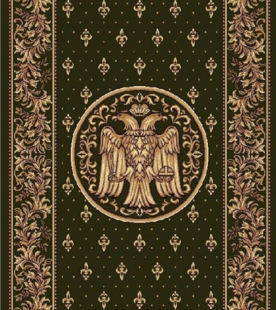 Traverse Bisericesti - Traversa Lotos 15032-310, Latime 60 cm, Model Bisericesc, Verde, Diverse Marimi