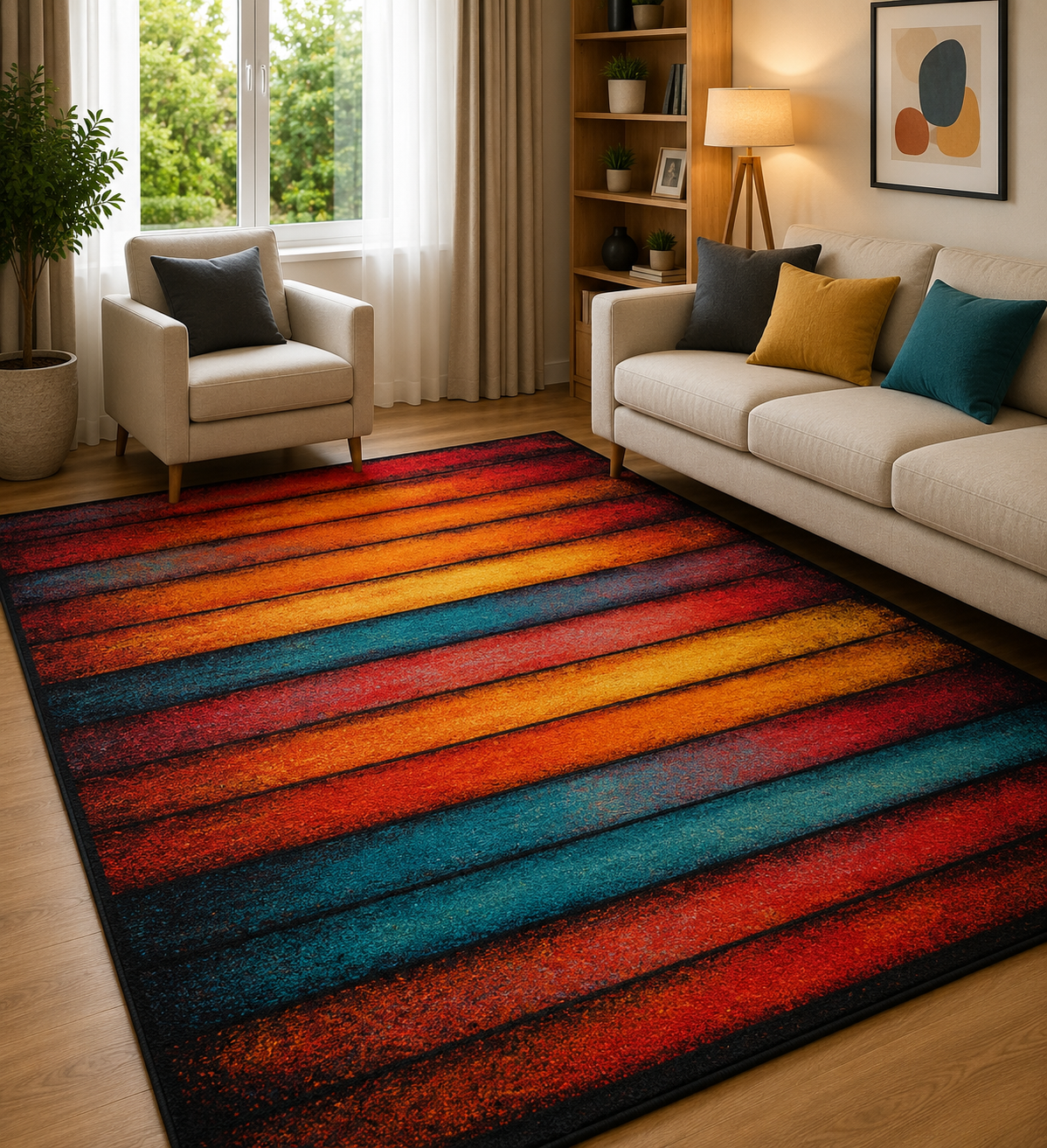 Covor Modern, Kolibri Multicolor 11196, Diverse Dimensiuni, 2200 gr/mp [1]