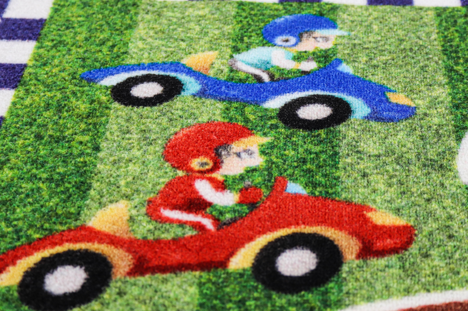 Covor Pentru Copii, Antiderapant, Racing Game Multicolor, 133x190 cm [6]