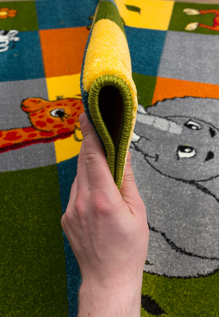 Covor Pentru Copii, Kolibri Animale, 11379-120, Multicolor, Diverse Dimensiuni, 2200 gr/mp [8]