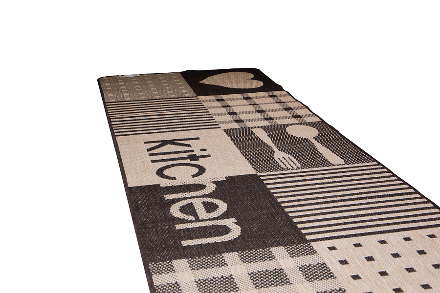 Covor Antiderapant Pentru Bucatarie, Flex 19053-19, Maro, Diverse Dimensiuni, 1500 gr/mp [4]