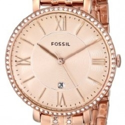 Ceas de dama Fossil, plin cu cristale LUX stralucitoare, Auriu rose, ES3546 [5]