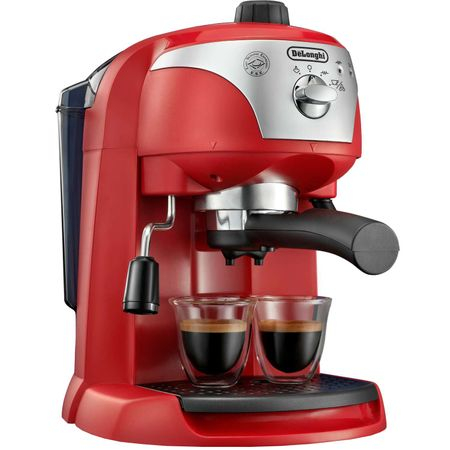Espressor de cafea DeLonghi EC221.R, 1100W, 15bar, 1l, Culoare ROSU cu Gri [1]