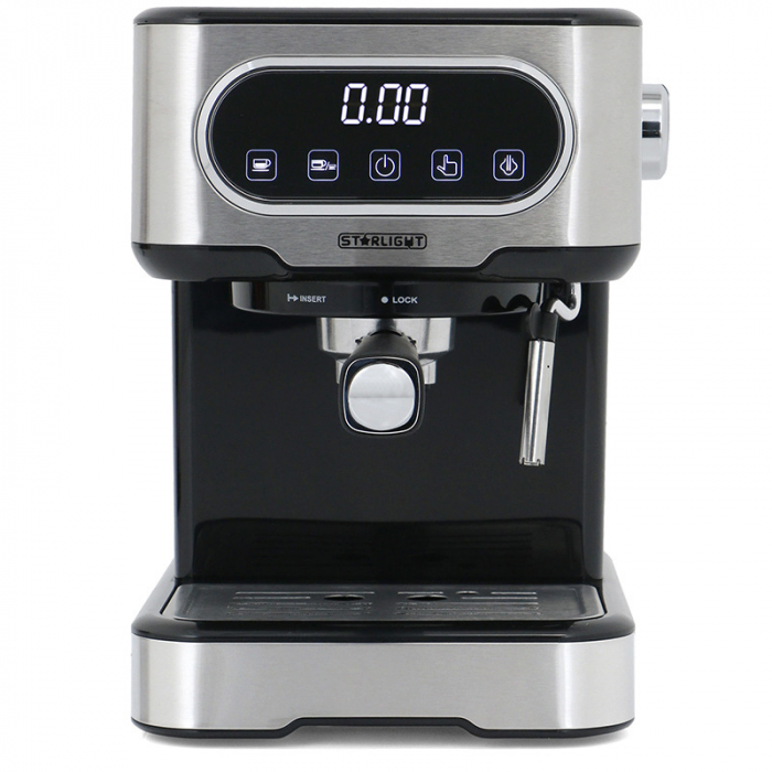 Espressor manual Star-Light 1100 W, 15 Bar, 1.5 l, display LED, control touch, inox [2]