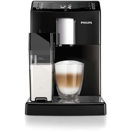 Espressor super-automat Philips EP3550/00, Sistem filtrare AquaClean, Carafa de lapte integrata, 5 setari intensitate, Optiune cafea macinata, 5 bauturi, Negru [3]