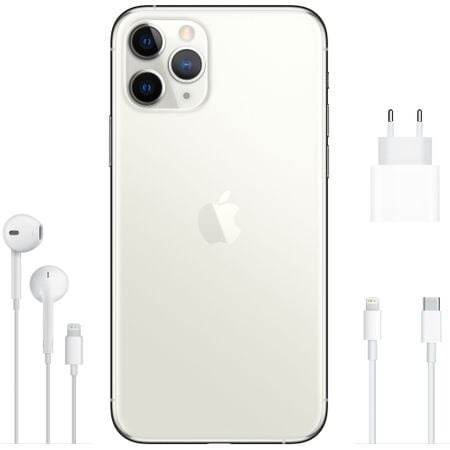 Telefon mobil Apple iPhone 11 Pro Max, 256GB, Silver, Argintiu [5]