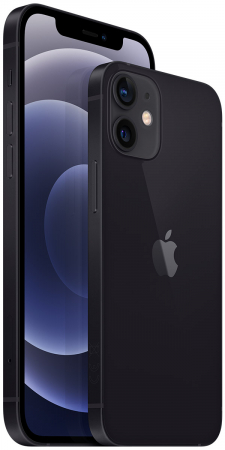 Telefon mobil Apple iPhone 12 Black Negru,64GB, Dual eSim