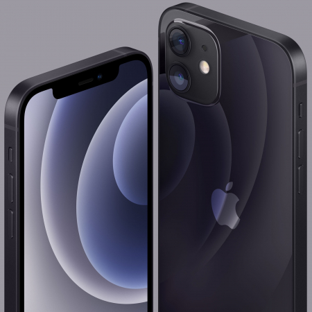 Telefon mobil Apple iPhone 12 Black Negru,128GB, Dual eSim, Super retina XDR [6]