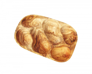 Platou compartimentat lemn de maslin 30 cm [2]