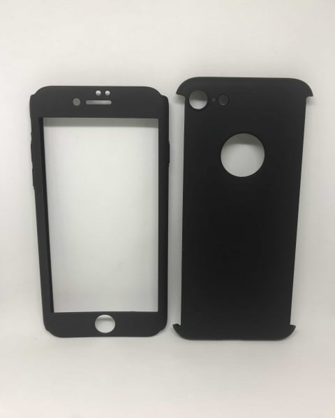 Husa 360 Plastic Negru iPhone 7 / iPhone 8 [1]