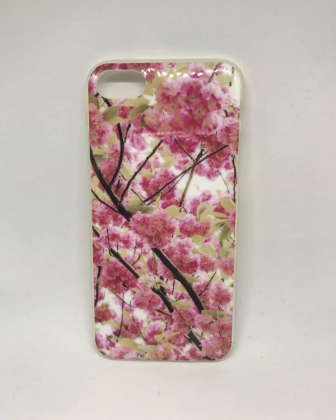 Husa Pink Flowers iPhone 7 / iPhone 8 [1]