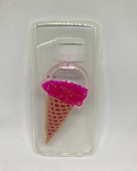 Husa Lichid Ice Cream Pink Samsung Galaxy S7 [1]