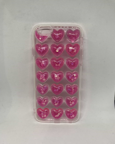 Husa Pink Hearts iPhone 6/6s [1]