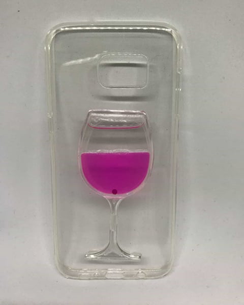 Husa Glass Pink Samsung Galaxy S7 Edge [1]