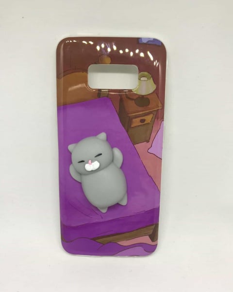 Husa Squishy Gray Cat Samsung Galaxy S8 [1]