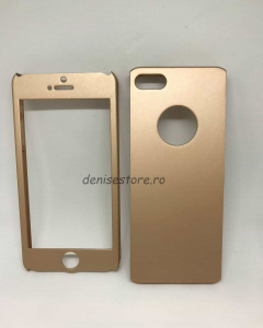 Husa 360 Plastic Gold iPhone 5/5s/SE