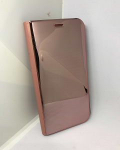 Husa Flip Clear View Mirror Rose iPhone X / XS [1]