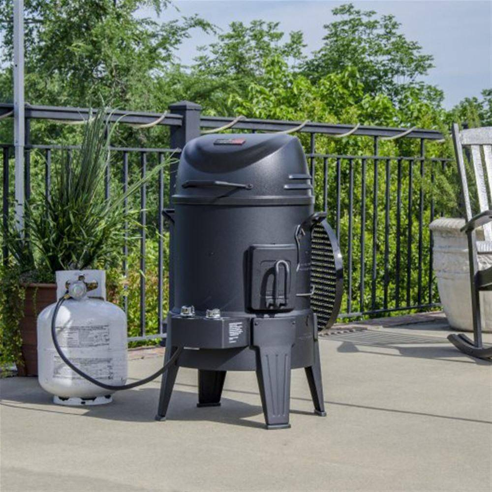 Afumatoare, cuptor si grill pe gaz cu arzator din Inox, Char-Broil The Big Easy 140678 [7]