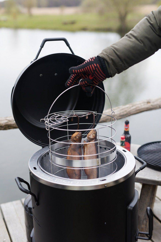 Afumatoare, cuptor si grill pe gaz cu arzator din Inox, Char-Broil The Big Easy 140678 [12]