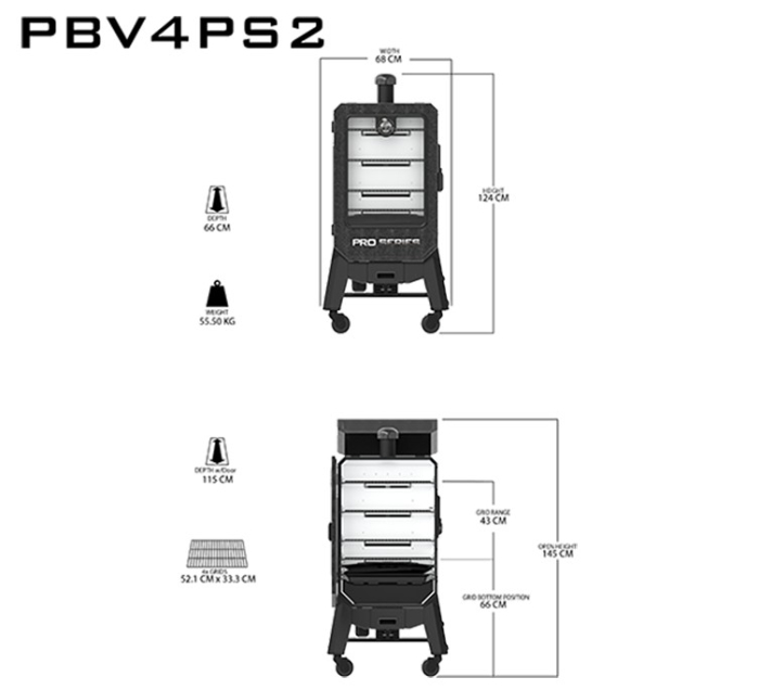 Afumatoare pe peleti cu Wi-Fi Pit Boss PRO V4P 10803 [6]