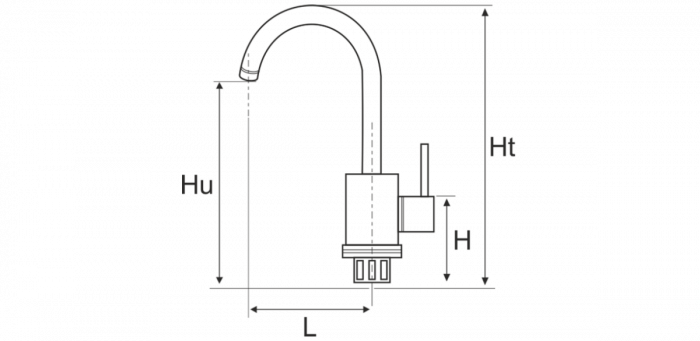 BATERIE BUCATARIE LEBADA TIP U INOX 5001 [2]
