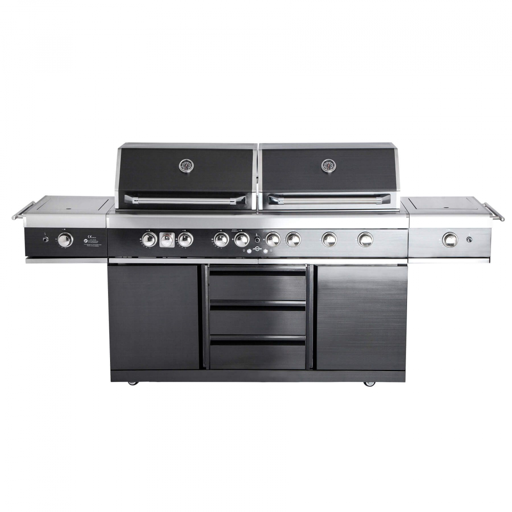Bucatarie de exterior din inox, gratar pe gaz cu Air System ALL GRILL Top-Line Extrem Light 100960 [1]