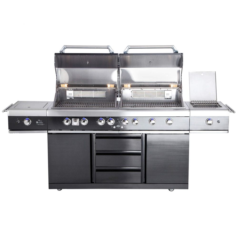 Bucatarie de exterior din inox, gratar pe gaz cu Air System ALL GRILL Top-Line Extrem Light 100960 [5]