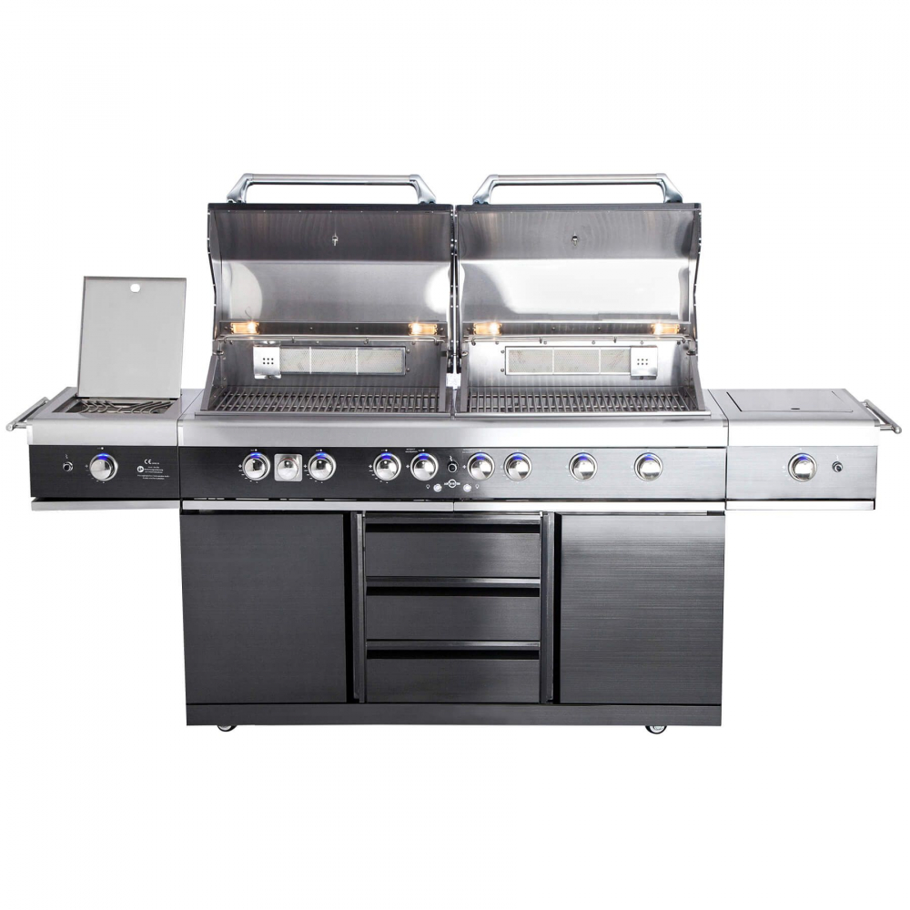 Bucatarie de exterior din inox, gratar pe gaz cu Air System ALL GRILL Top-Line Extrem Light 100960 [7]