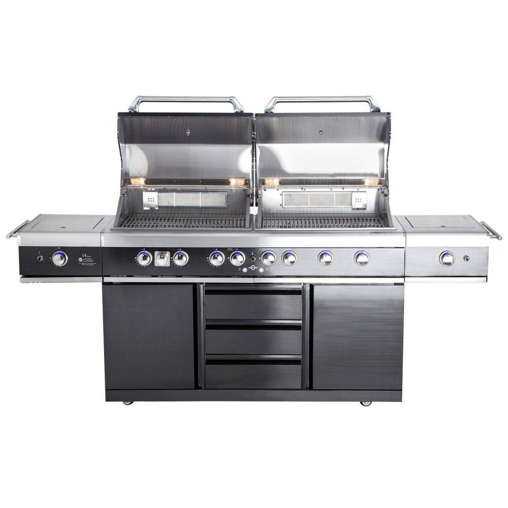 Bucatarie de exterior din inox, gratar pe gaz cu Air System ALL GRILL Top-Line Extrem Light 100960 [4]