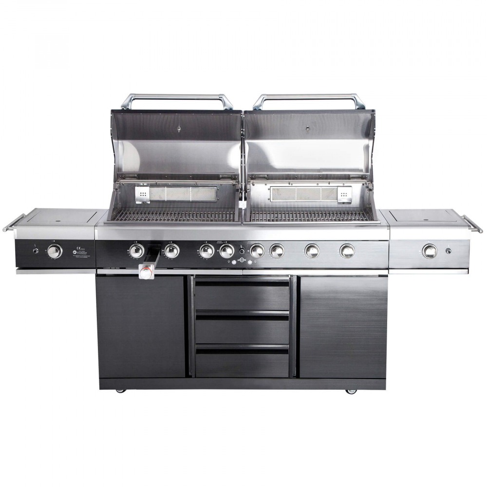 Bucatarie de exterior din inox, gratar pe gaz cu Air System ALL GRILL Top-Line Extrem Light 100960 [9]