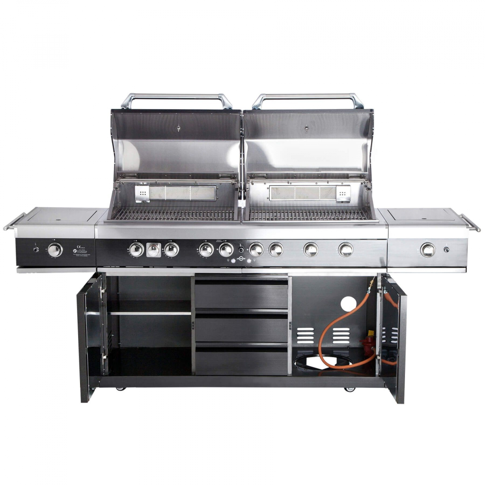 Bucatarie de exterior din inox, gratar pe gaz cu Air System ALL GRILL Top-Line Extrem Light 100960 [10]