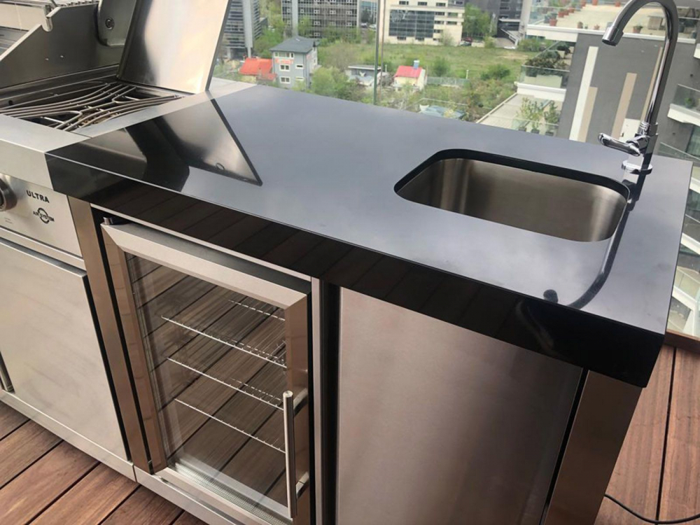 Bucatarie de exterior modulara, gratar pe gaz si carbune cu Air System ALL GRILL Top-Line Ultra 100930 [33]