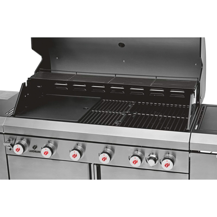 Bucatarie de exterior pe gaz Grill Chef Landmann 22174, 6 arzatoare inox si 1 arzator ceramic infrarosu MaxX-Zone [6]