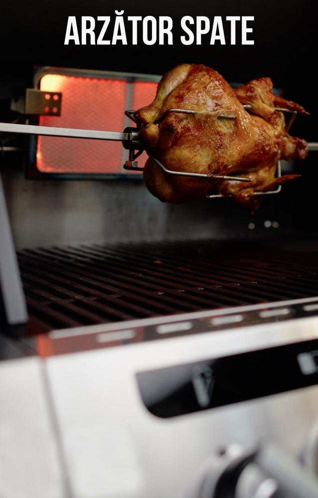 Bucatarie pe gaz, 3 arzatoare inox, arzator infrarosu ajustabil, grile fonta, Enders Uniq Pro 3 IK Kitchen Turbo 860833 [20]