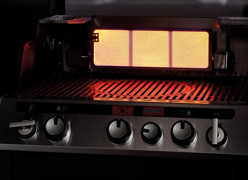 Bucatarie pe gaz, 3 arzatoare inox, arzator infrarosu ajustabil, grile fonta, Enders Uniq Pro 3 IK Kitchen Turbo 860833 [4]