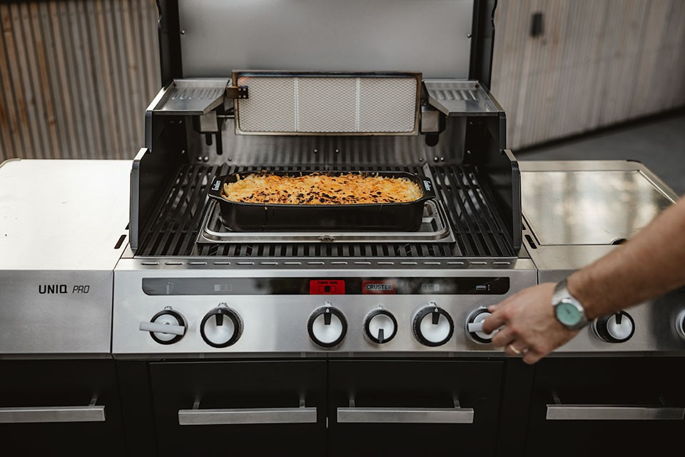 Bucatarie pe gaz, 3 arzatoare inox, arzator infrarosu ajustabil, grile fonta, Enders Uniq Pro 3 IK Kitchen Turbo 860833 [14]