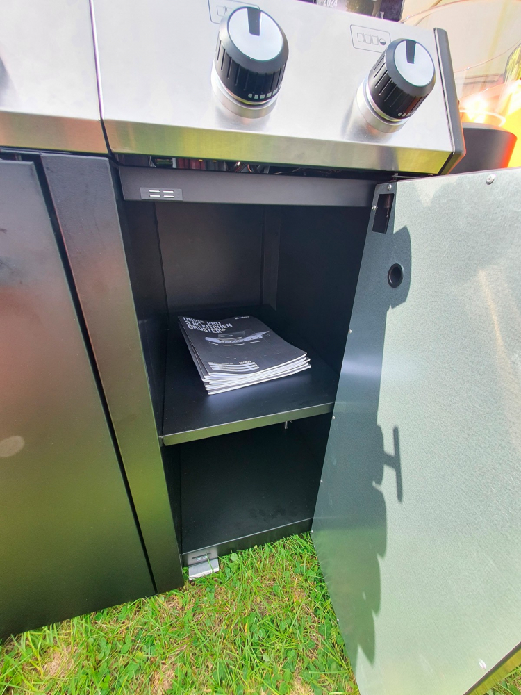 Bucatarie pe gaz, 3 arzatoare inox, arzator infrarosu ajustabil, grile fonta, Enders Uniq Pro 3 IK Kitchen Turbo 860833 [40]