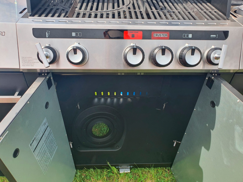 Bucatarie pe gaz, 3 arzatoare inox, arzator infrarosu ajustabil, grile fonta, Enders Uniq Pro 3 IK Kitchen Turbo 860833 [35]