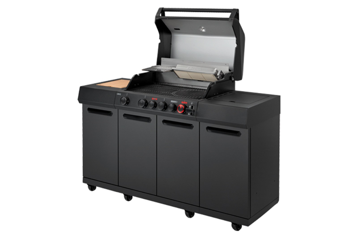 Bucatarie pe gaz, 4 arzatoare inox, arzator infrarosu ajustabil, grile fonta, Enders Uniq 4 IK Kitchen Cruster Shadow 870333 [3]