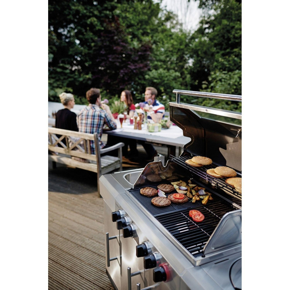 Bucatarie pe gaz, 4 arzatoare inox, arzator infrarosu, grile fonta, Enders Kansas II Pro 4 SIK Profi Turbo 871433 [28]