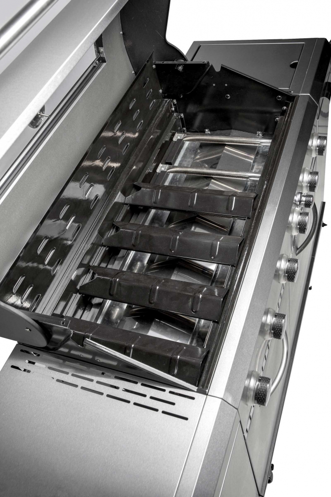 Bucatarie pe gaz Grill Chef Landmann 12120, 6+1 arzatoare inox [6]